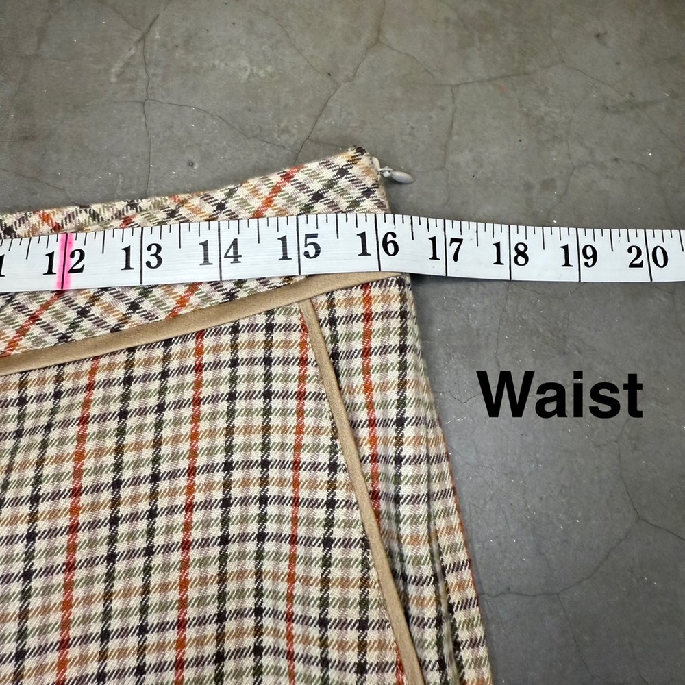 Sundance Women’s Brewster Wide Leg Plaid Pants Sz 8 - Picture 6 of 8